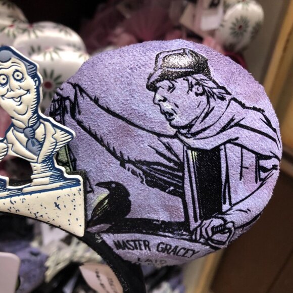 Disney Parks Haunted Mansion Singing Busts Mickey Ears Headband - Picture 5 of 11